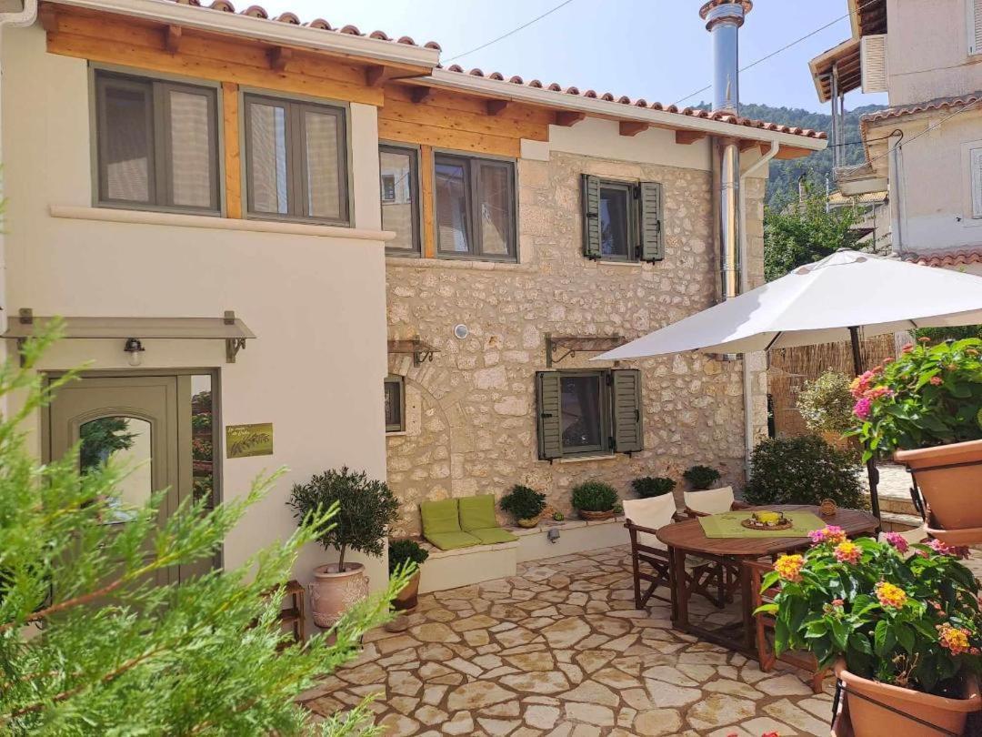 La Casa Di Bella A Tradional Stone House With Barbecue Villa Karia  Exterior photo